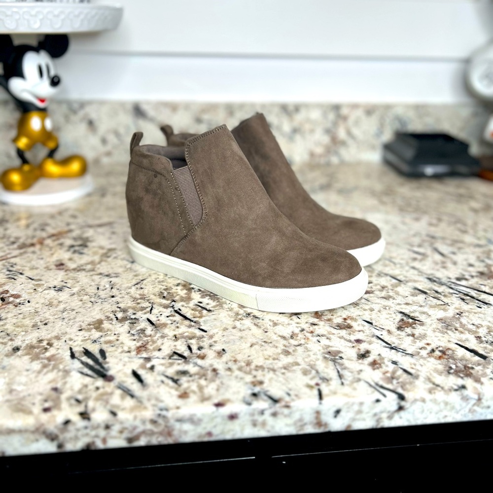 Journee Collection Pennelope High-Top Wedge Sneaker!